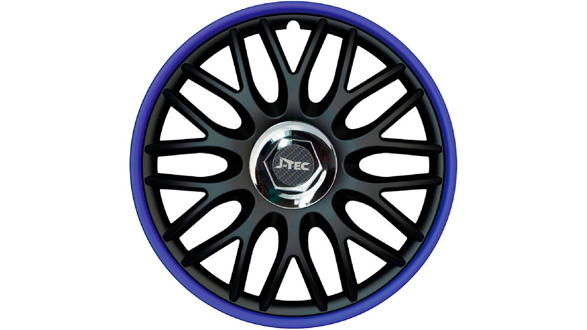 Enjoliveur+J-Tec+Orden+R+16+pouces+noir%2Fbleu+%2B+anneau+chrom%C3%A9+%28%C3%A0+l%27unit%C3%A9%29